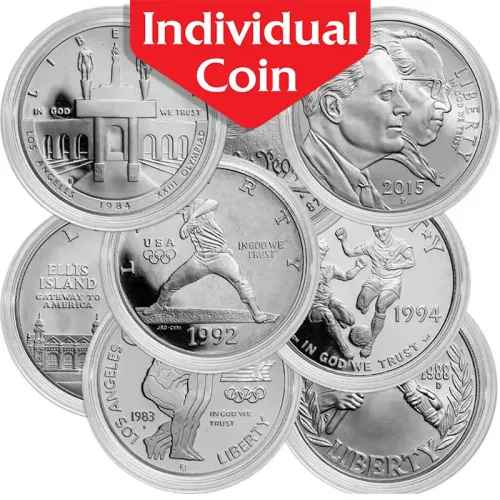 Modern Commemorative Silver Dollar - Mixed Dates