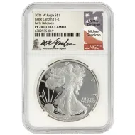 2021 W American Silver Eagle T-2 - NGC PF 70 ER Gaudioso