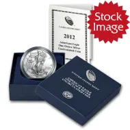 2012 W Burnished American Silver Eagle