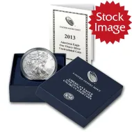 2013 W Burnished American Silver Eagle