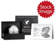 2022 W Burnished American Silver Eagle