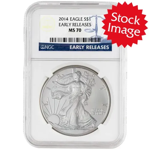 2014 American Silver Eagle - NGC MS 70 Early Release
