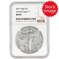 2021 American Silver Eagle Type 1 - NGC MS 69