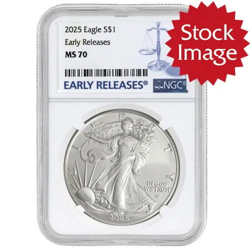 2025 American Silver Eagle - NGC MS 70 ER