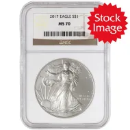 2017 American Silver Eagle - NGC MS 70