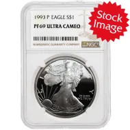 1993 American Silver Eagle - NGC PF 69