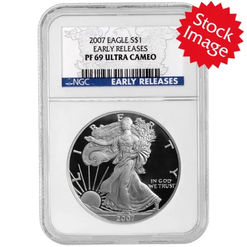 2007 American Silver Eagle - NGC PF 69 Early Release