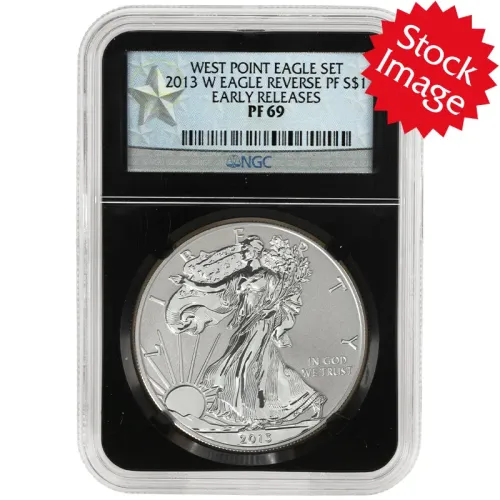 2013 W American Silver Eagle Reverse Proof - NGC PF69 Early Releases