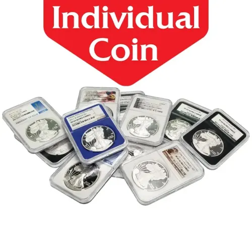 Mixed Dates American Silver Proof Eagle - NGC or PCGS PF 69 - Variety of Holders & Labels