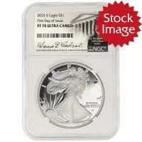 2025 S American Silver Eagle - NGC PF70 FDOI Anna Cabral