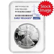 2007 American Silver Eagle - NGC PF 70 Early Release