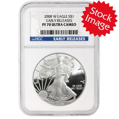 2008 American Silver Eagle - NGC PF 70 ER