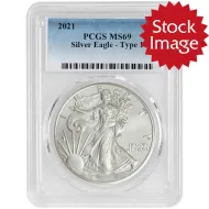 2021 American Silver Eagle Type 1 - PCGS MS 69