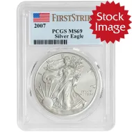 2007 American Silver Eagle - PCGS MS 69 First Strike