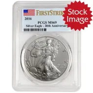 2016 American Silver Eagle - PCGS MS 69 First Strike