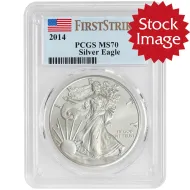 2014 American Silver Eagle - PCGS MS 70 First Strike