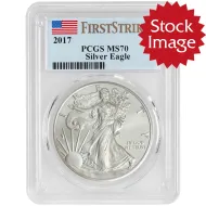 2017 American Silver Eagle - PCGS MS 70 First Strike