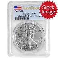 2018 W American Silver Eagle - PCGS SP 70 First Strike
