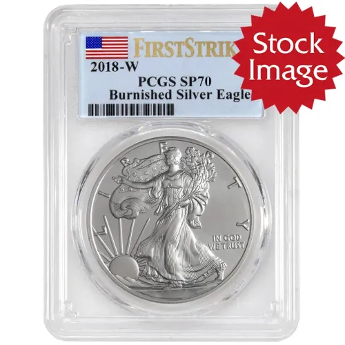 2018 W American Silver Eagle - PCGS SP 70 First Strike