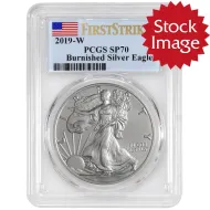 2019 W American Silver Eagle - PCGS SP 70 First Strike