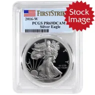 2016 W American Silver Eagle - PCGS PF 69 First Strike