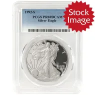 1992 American Silver Eagle - PCGS PF 69