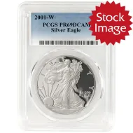 2001 American Silver Eagle - PCGS PF 69