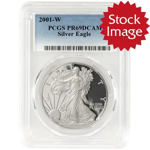 2001 American Silver Eagle - PCGS PF 69
