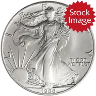 1986 American Silver Eagle - Brilliant Uncirculated