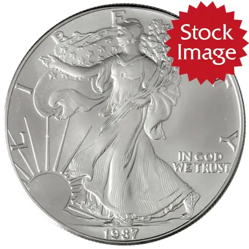 1987 American Silver Eagle - Brilliant Uncirculated