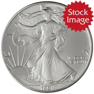 1991 American Silver Eagle - Brilliant Uncirculated