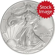 2001 American Silver Eagle - Brilliant Uncirculated