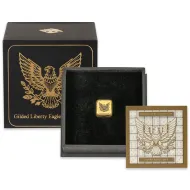 Liberty Eagle 1oz Silver Dice Gilded