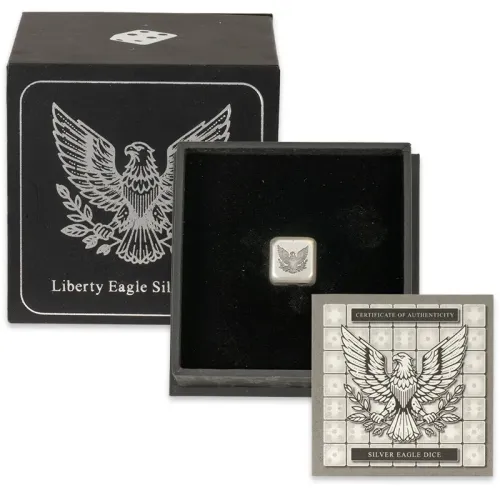 Liberty Eagle 1oz Silver Dice