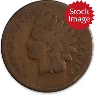 1874 Indian Head Penny - About Good