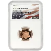 2025 S Lincoln Shield Penny - NGC PF70 RD Ultra Cameo