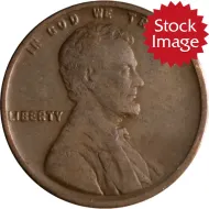1914 S Lincoln Wheat Penny - Fine