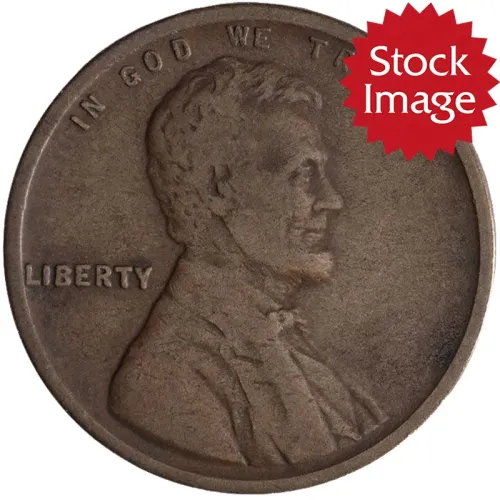1912 S Lincoln Wheat Penny - Very Fine