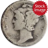 1921 Mercury Dime - Good