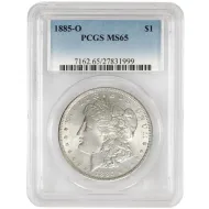 1885 O Morgan Dollar - PCGS MS 65