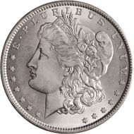 1896 Morgan Dollar -  Almost Uncirculated