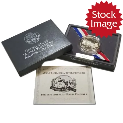 1991 Mount Rushmore Proof Half Dollar