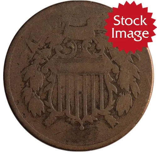 1868 2 Cent - Good