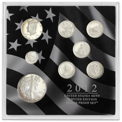 2012 United States Limited Edition Silver Proof Set - No OGP