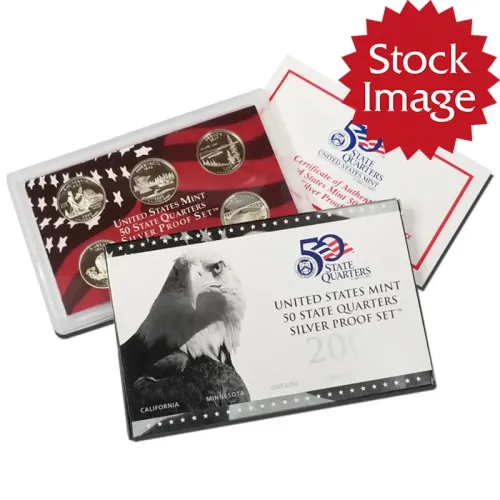 2005 United States 50 State Quarter Silver Proof Set