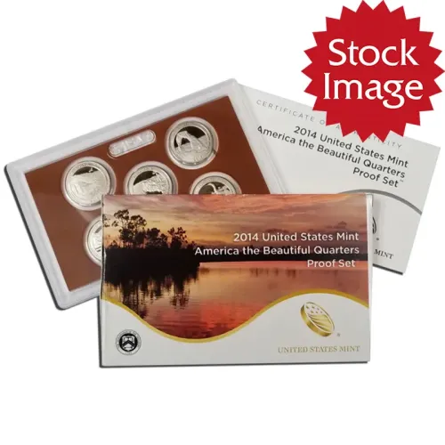 2014 America the Beautiful Quarter Proof Set