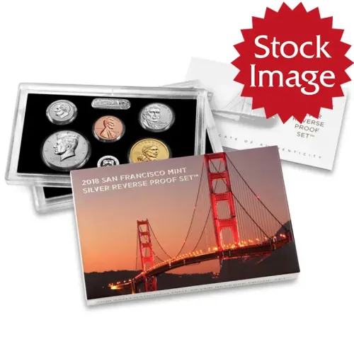 2018 US San Franciso Silver Reverse Proof Set